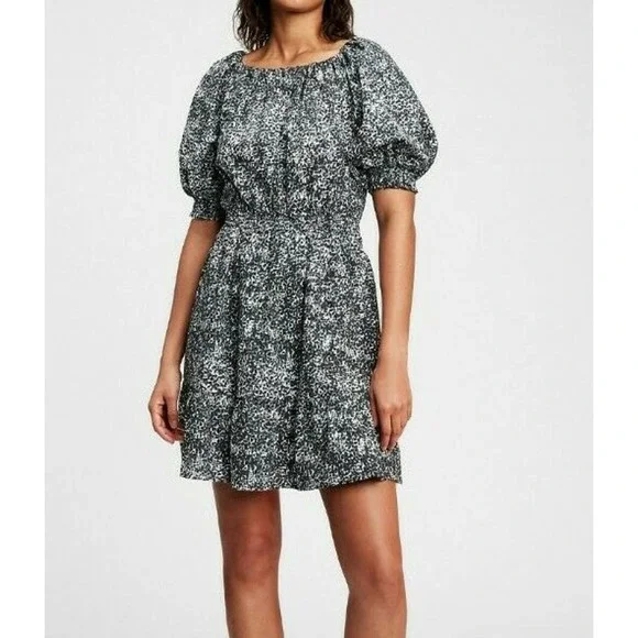black shiny mini dress WOKE UP LIKE THIS SEQUIN MINI DRESS WITH FEATHERS – AKIRA main image 1
